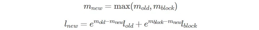 online softmax更新公式